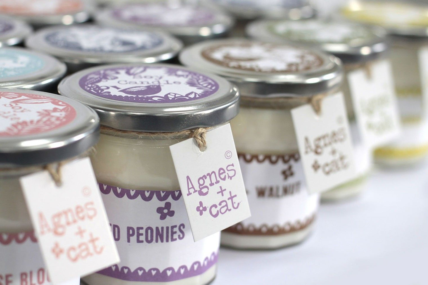 Windermere Duftkerze – Frische Zitrusnoten & Jasmin im Recycling-Glas