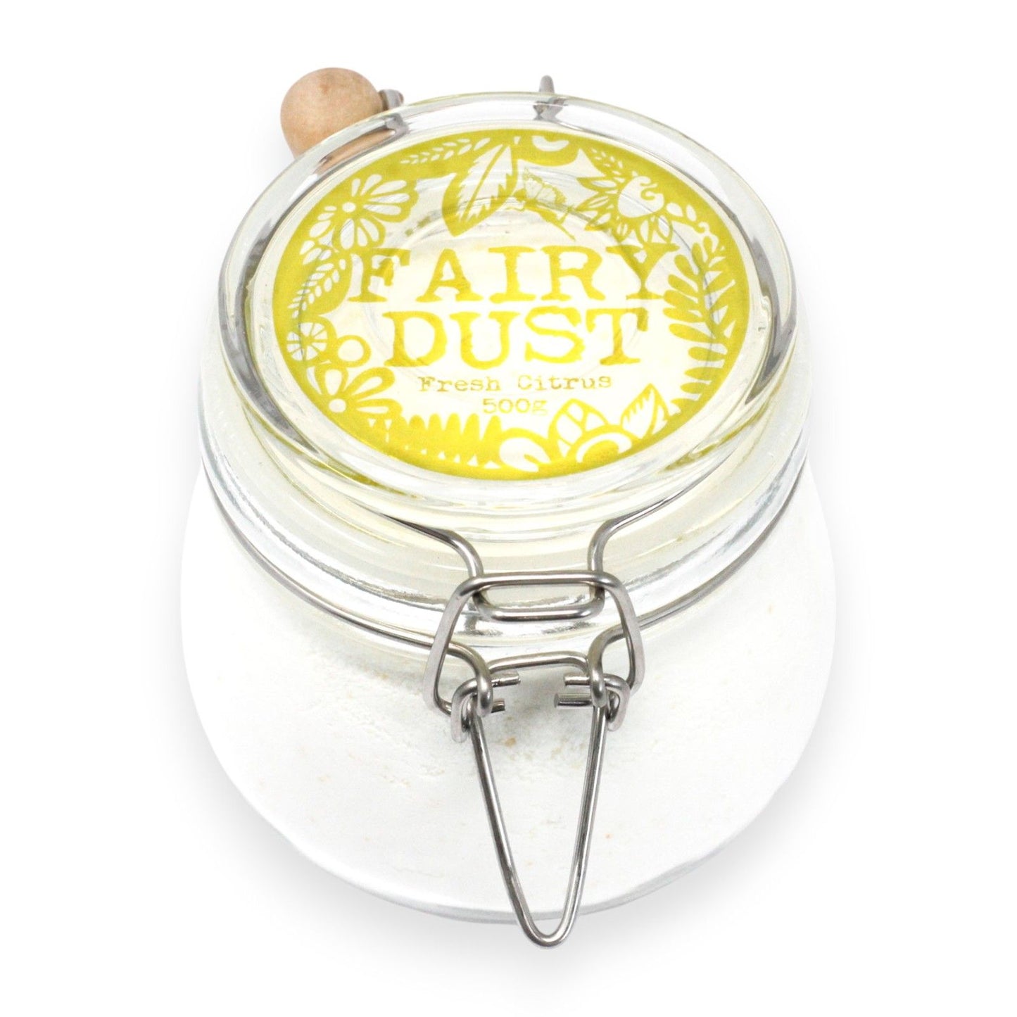 Fairy Dust Badezauber Pulver - Frische Zitrusnote, 500g im Glas
