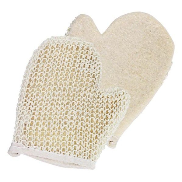 Peelinghandschuh aus Jute für intensives Hautglätten