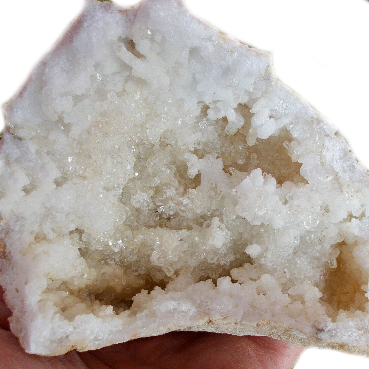Natürliche Kalzit-Quarz-Geode 3-4 cm – Kristallschatz aus Marokko