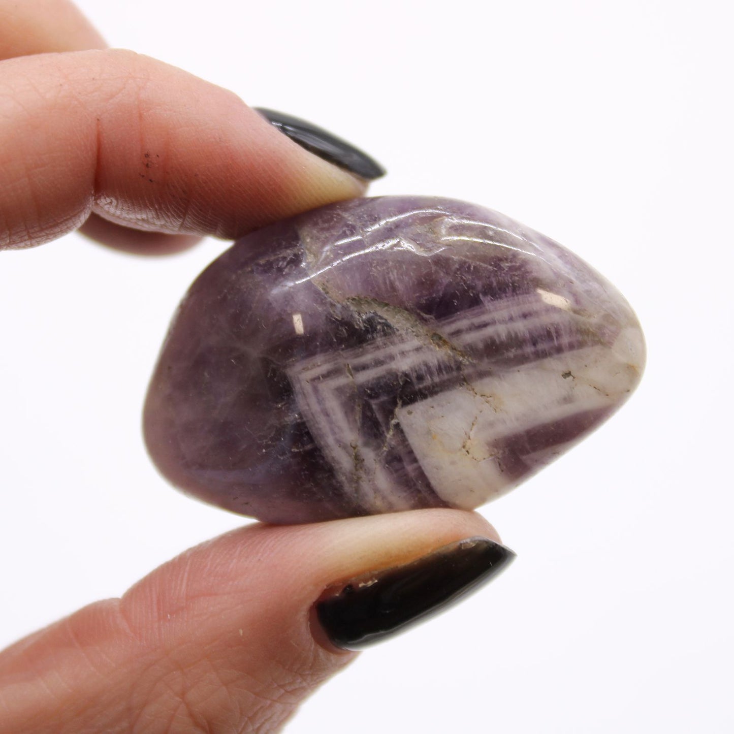Set mit 12 Amethyst-Trommelsteinen aus Afrika – Natürliche Edelsteine
