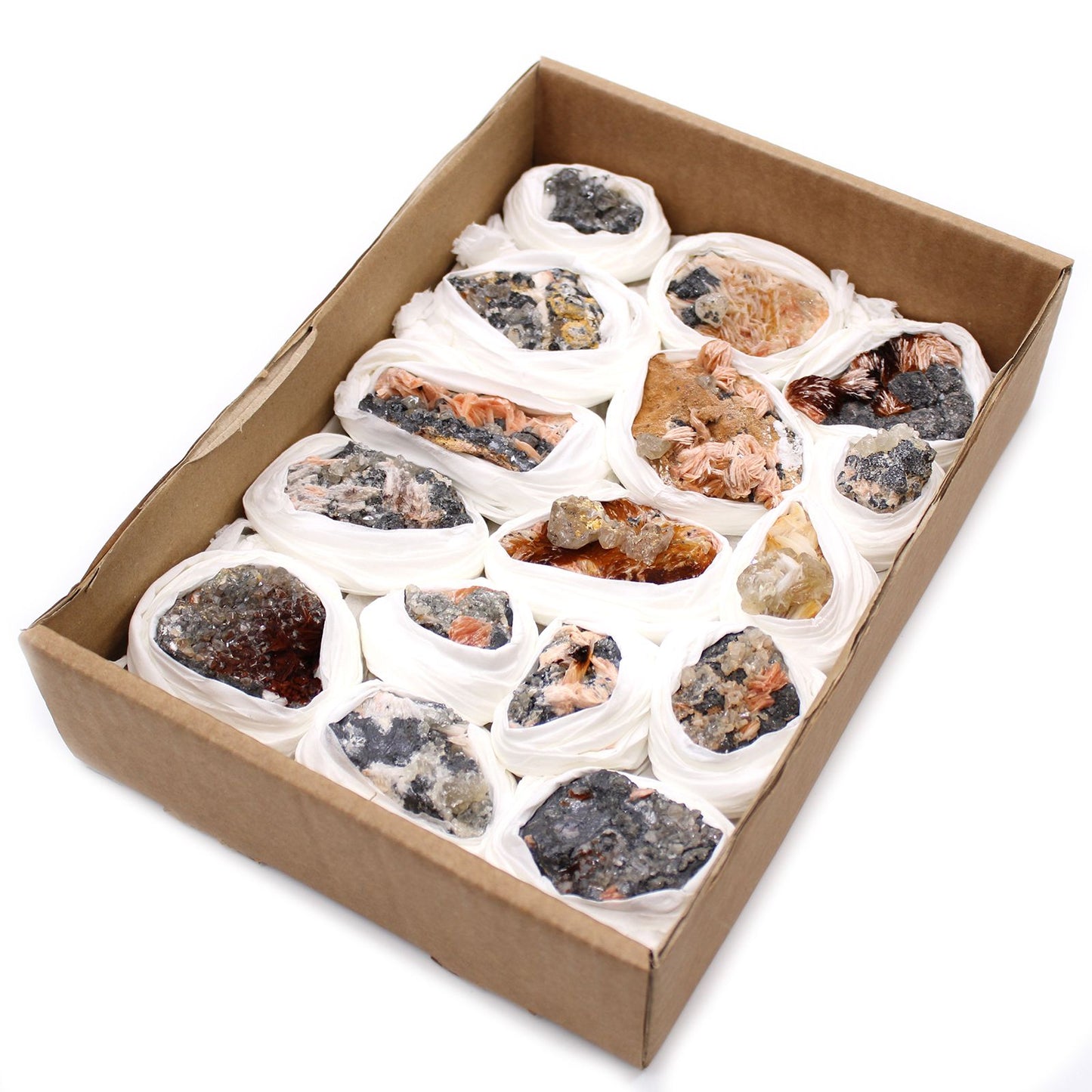 Mineraliensammlung Barit & Serizit – 60 handverlesene Unikate