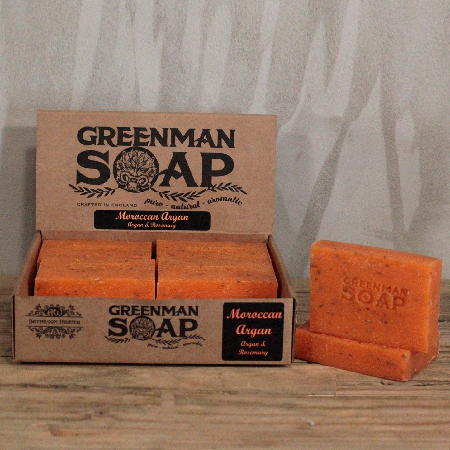 Greenman Seife Golden Argan – Handgemachtes Naturritual aus England (100g)