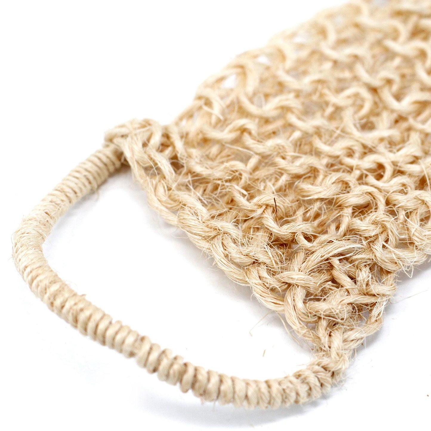 Natürlicher Peeling-Handschwamm aus Sisal & Baumwolle