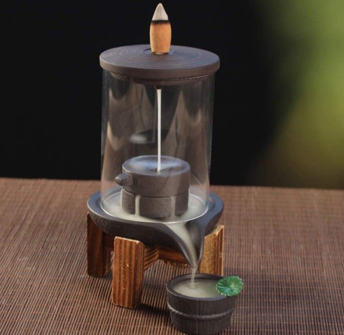 Räucherbrunnen 'Wasserfall-Pagode' - Backflow-Effekt für meditative Atmosphäre