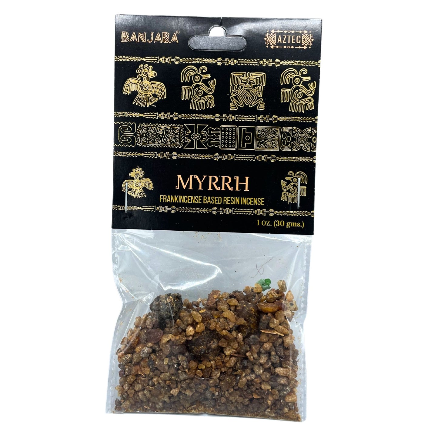 Myrrhe Weihrauchbox mit 6 Baumharz-Stücken – Naturreines Räucherharz