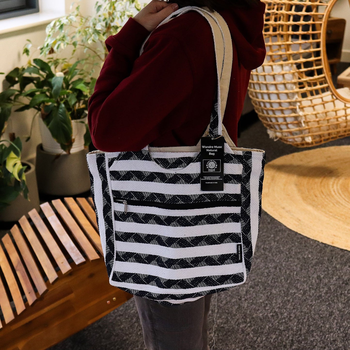 Atlas Nomad Jacquard Tasche – Ihr lässiger Alltagsbegleiter