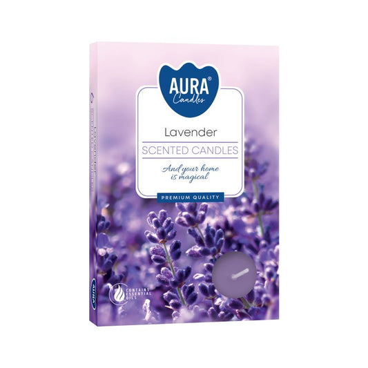 Lavendel-Duftkerzen Set (6 Stück) – Entspannung für die Sinne