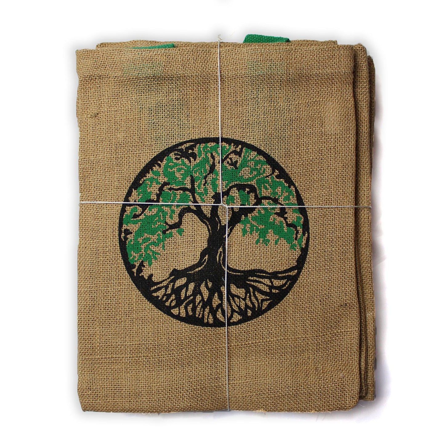 Jute-Tragetasche 'Mystische 7 Chakras' – Nachhaltiger Alltagsbegleiter