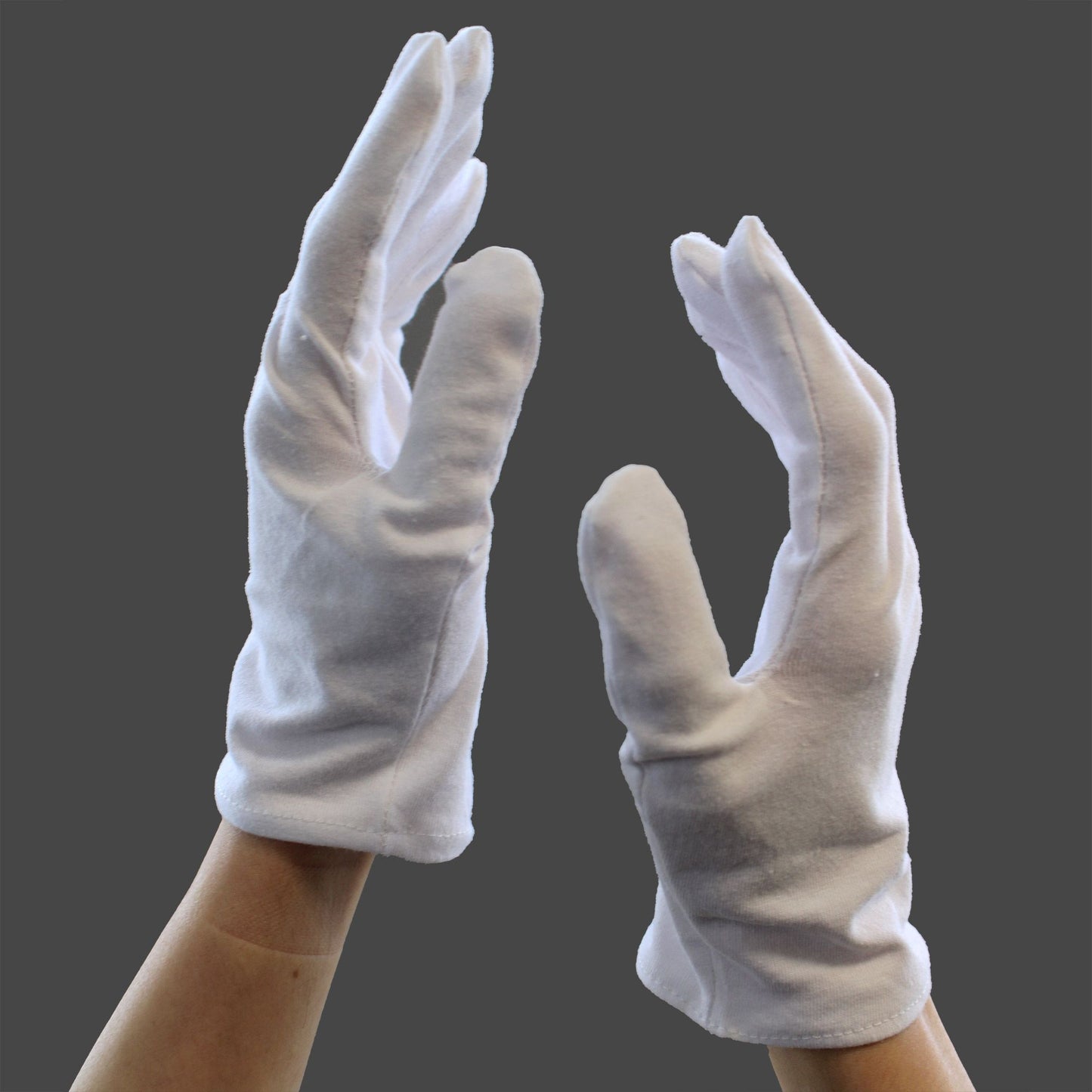 Pflegehandschuhe für die Nacht (2er Set) – Baumwoll-Lycra-Mix für weiche Hände