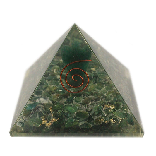 Orgonit-Pyramide 'Engelsenergie' 7 cm – Handgefertigtes Harmonie-Objekt