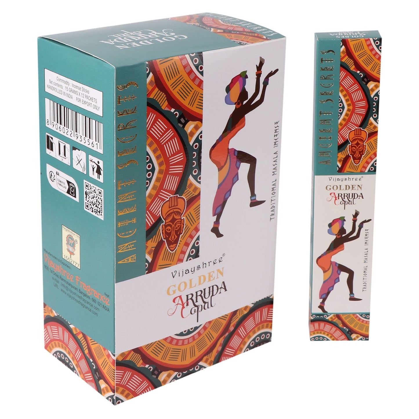 Räuchermischung Goldener Copal & Raute – 15g für harmonische Atmosphäre