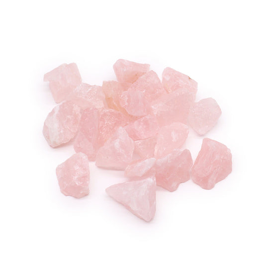 Rosenquarz Rohkristalle im Set - Naturbelassene Steine für Herzöffnung & Harmonie