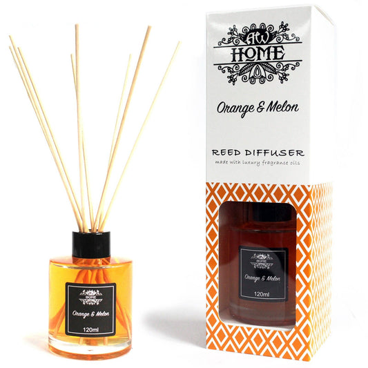 Duftstäbchen Diffusor - Erfrischende Orange & Melone (120ml)