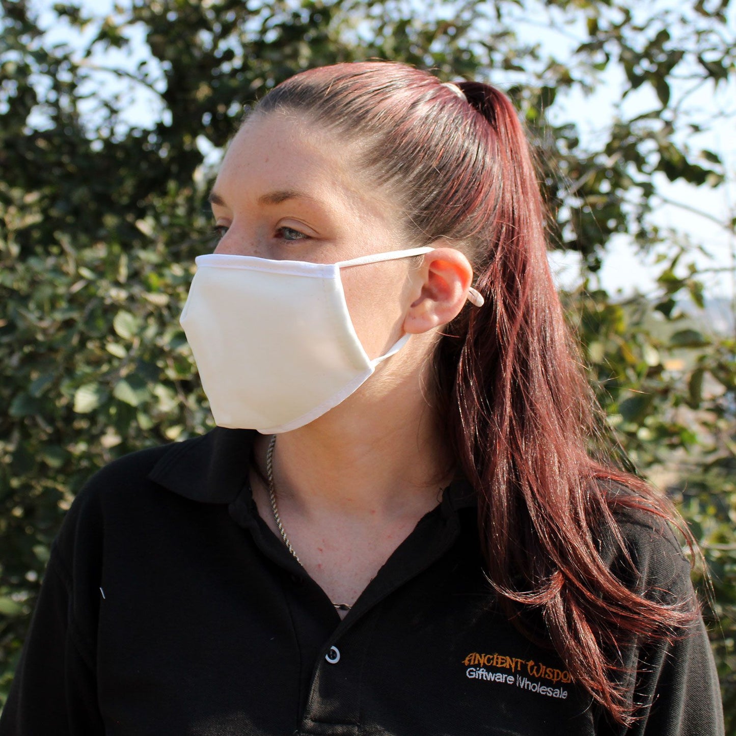 Wiederverwendbare Gesichtsmaske für Erwachsene im maritimen Kompass-Design