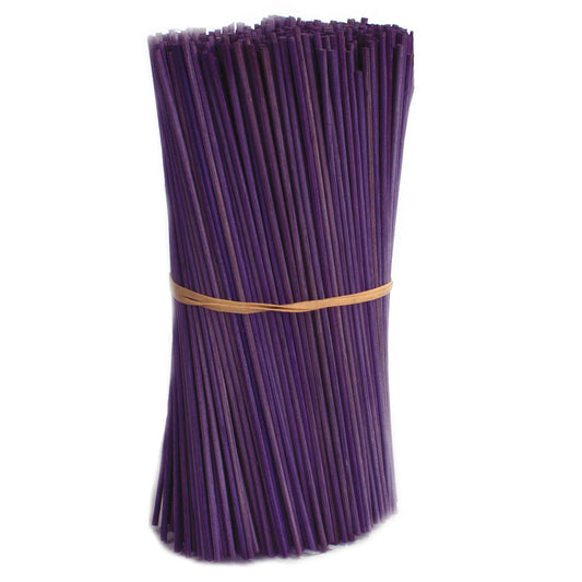 Diffusor-Stäbchen aus Bambus in Lila - 25cm, 3mm - Set für sanfte Raumbeduftung