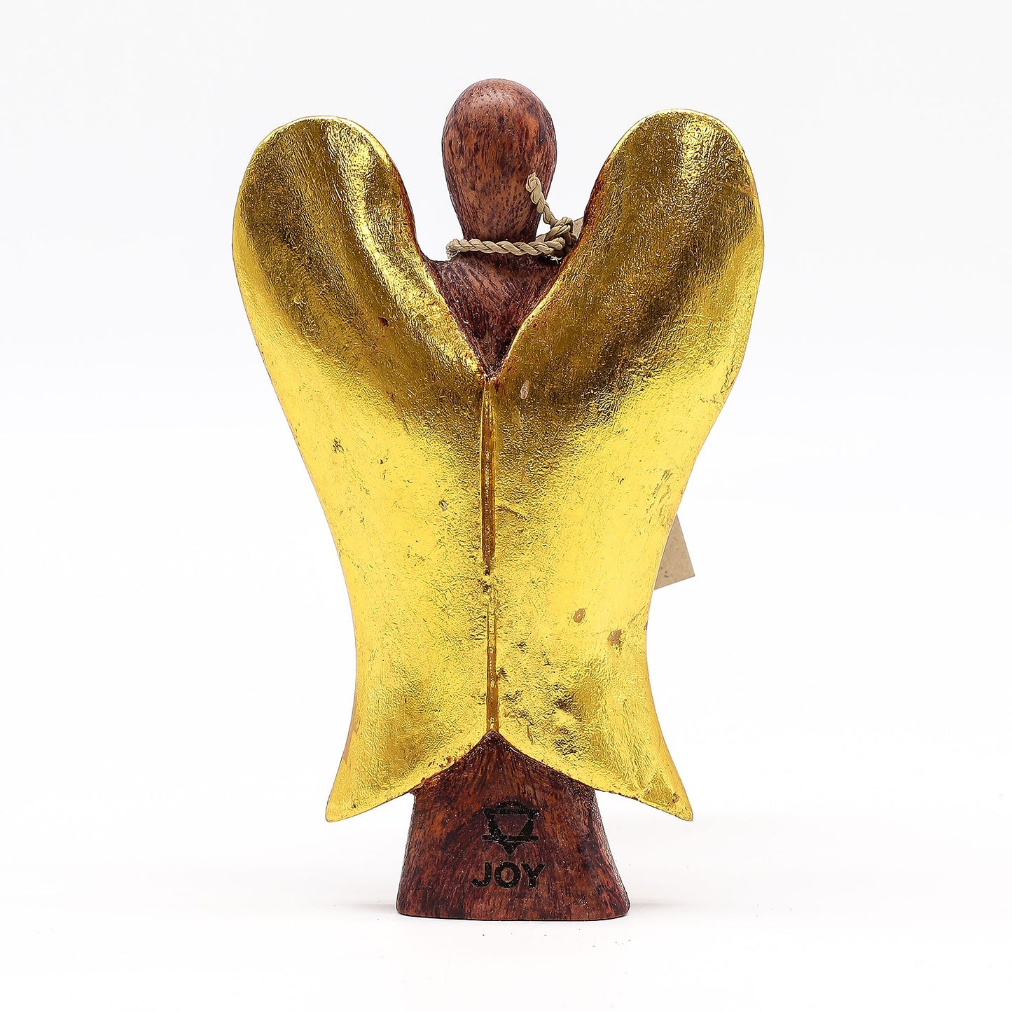 Joy Schutzengel 15 cm - Handgeschnitzt aus Suarholz