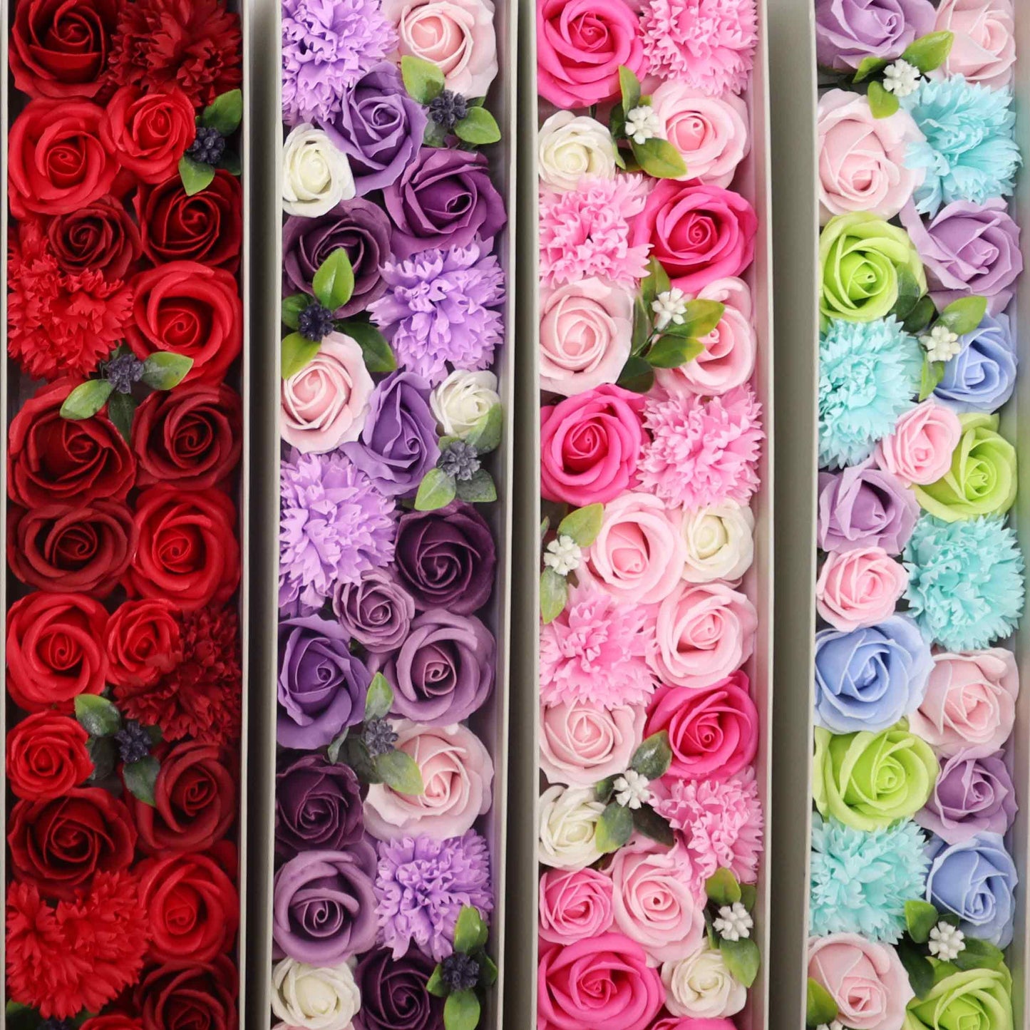 Seifenblumen-Geschenkset 'Kleiner Segen' in Blau – Extra lange Präsentationsbox