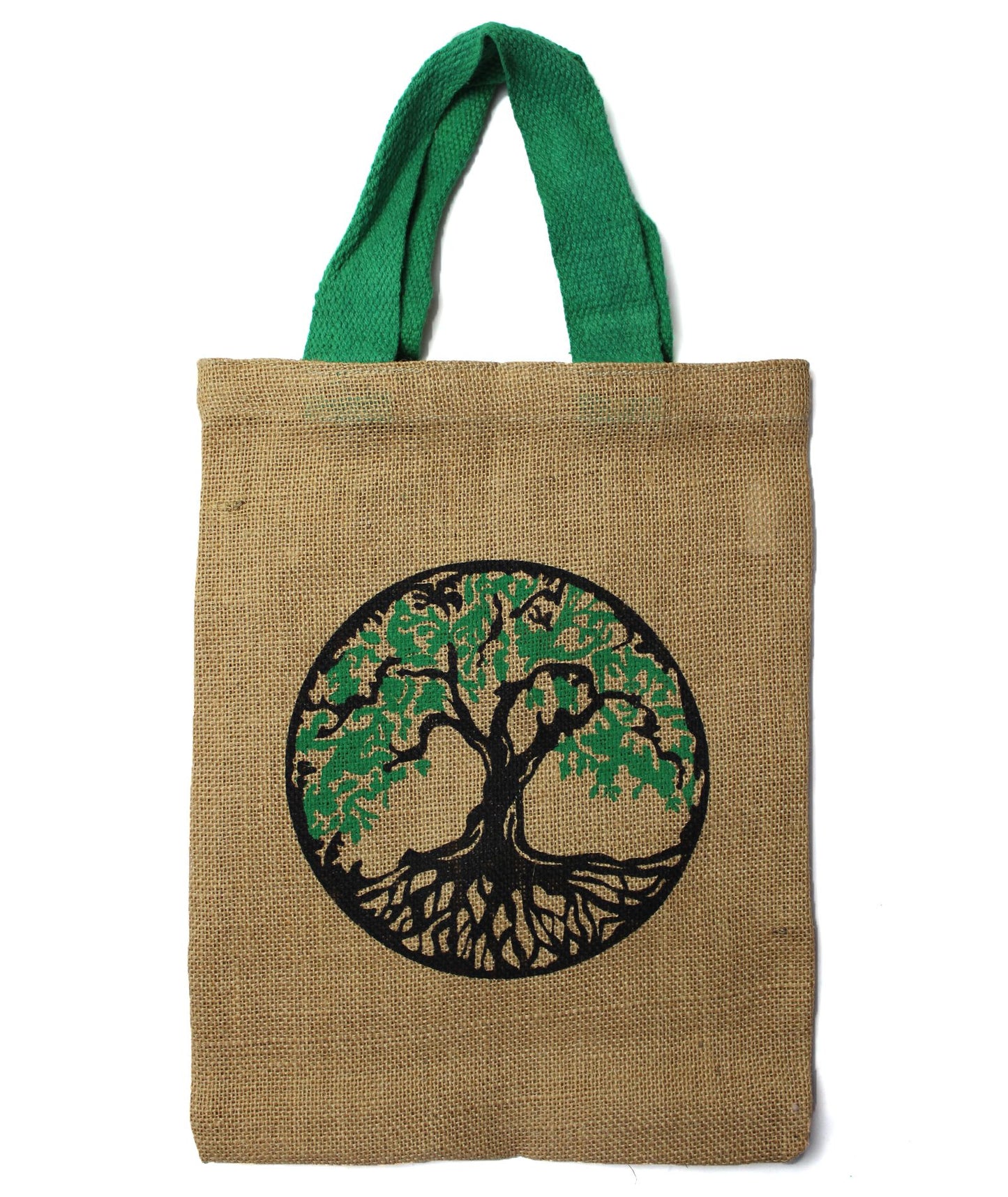 Jute-Tragetasche 'Mystische 7 Chakras' – Nachhaltiger Alltagsbegleiter