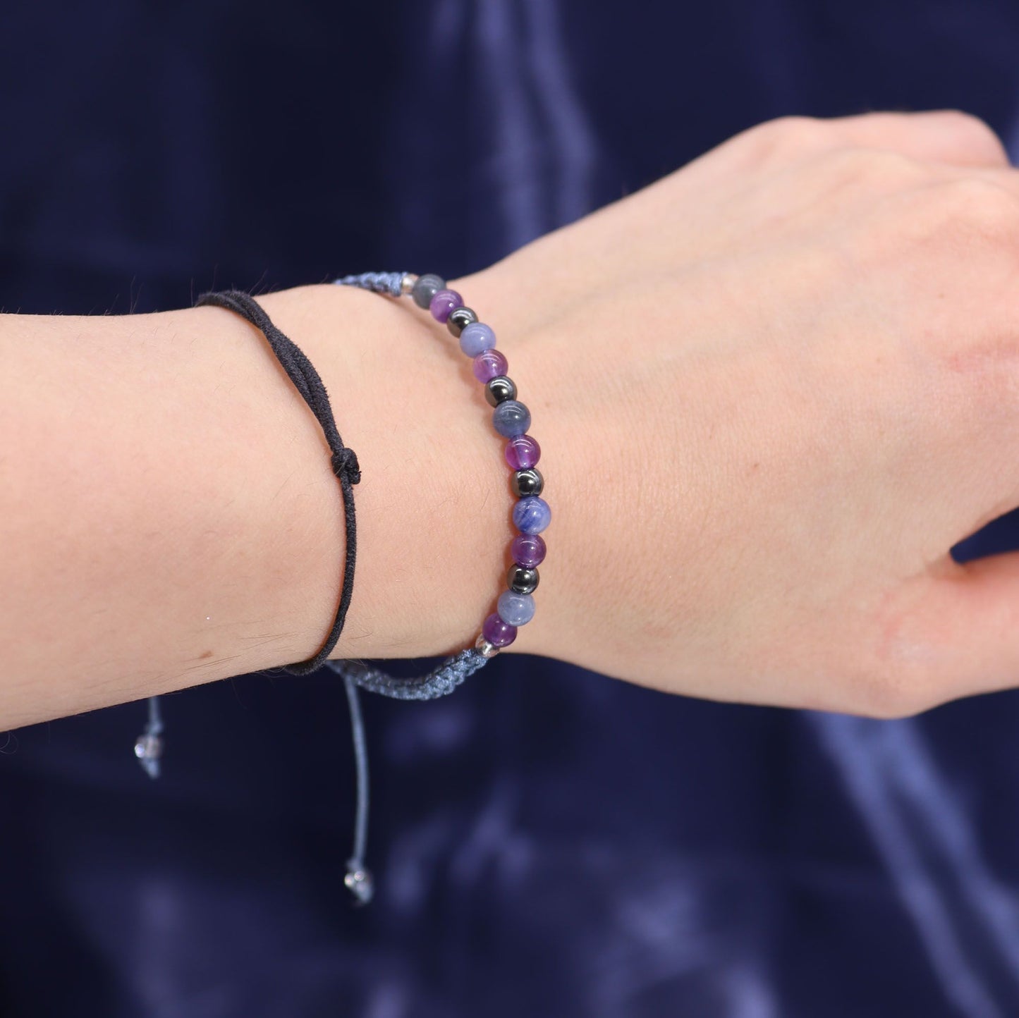 Kristallkerze Schütze mit Edelstein-Armband – Frische Duftkomposition