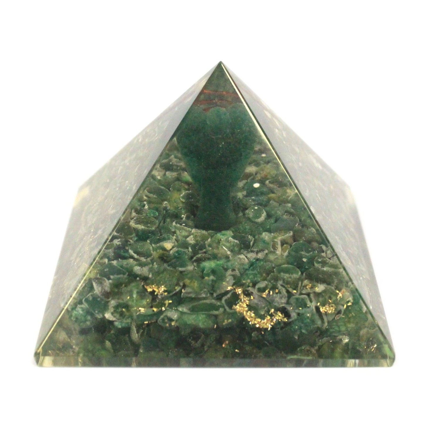 Orgonit-Pyramide 'Engelsenergie' 7 cm – Handgefertigtes Harmonie-Objekt