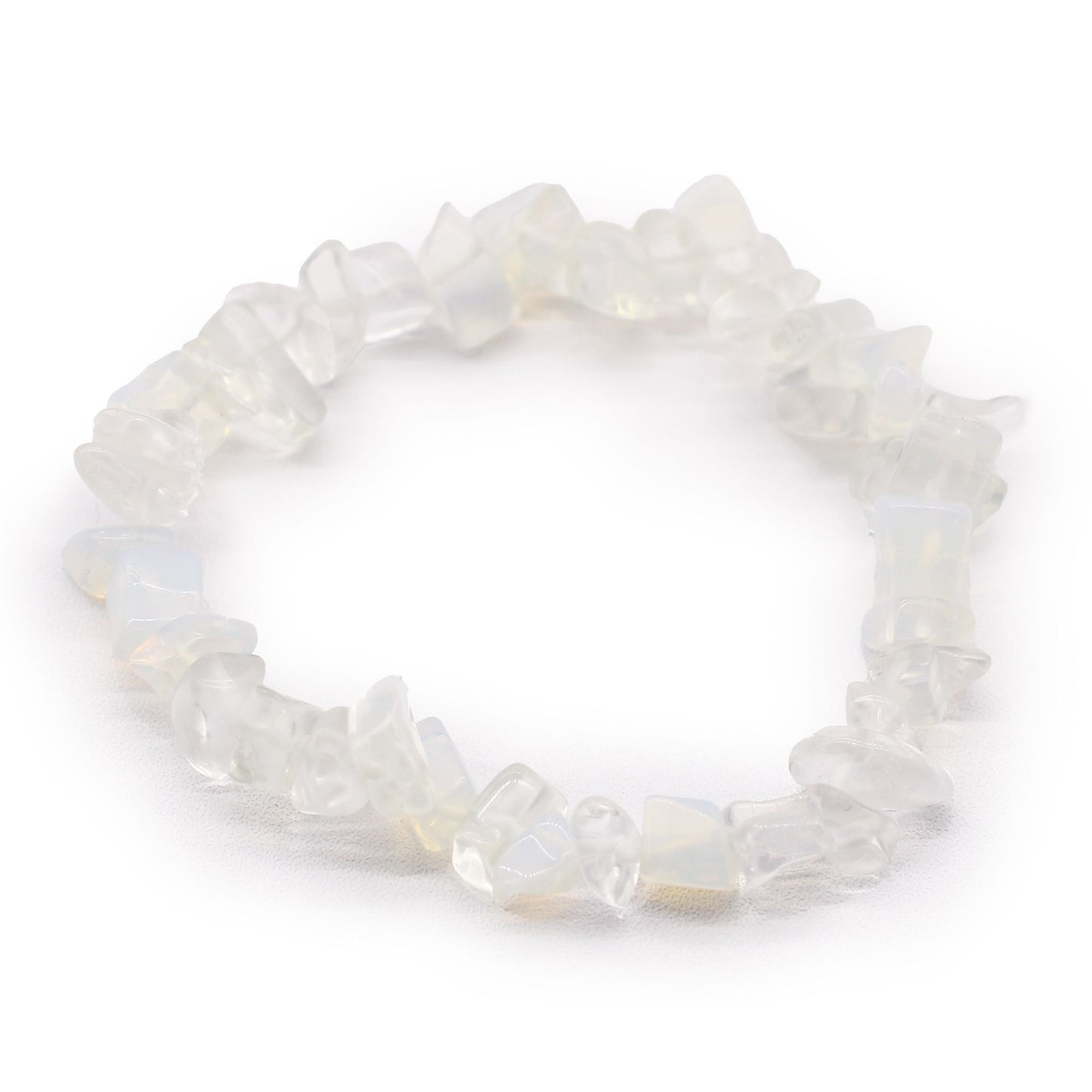 Opalit Splitterstein Armband - Dehnbar & elegant