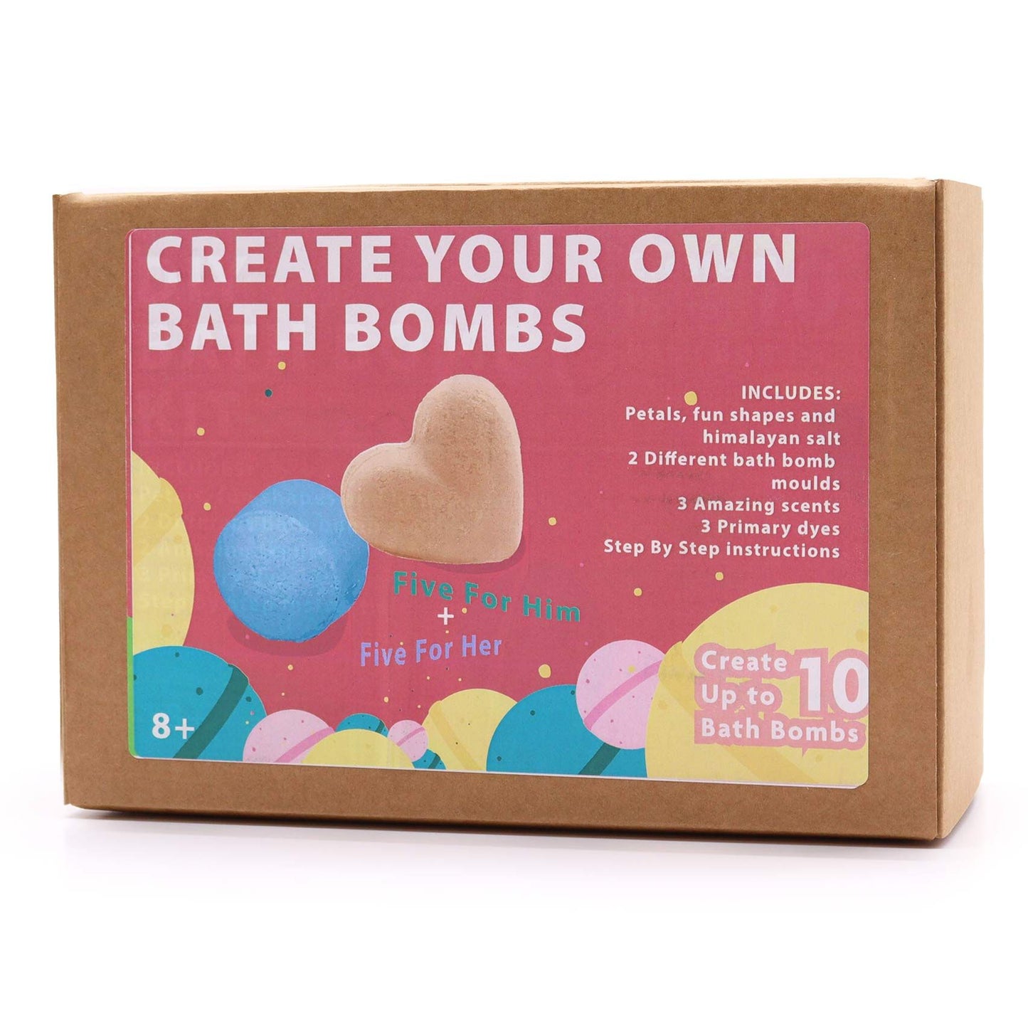 DIY Badebomben-Set Metallic & Seidig – 10 individuelle Kreationen