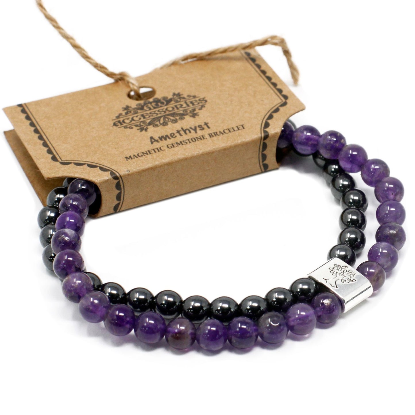 Magnetarmband mit Amethyst – Natürlicher Edelstein für Balance & Stil