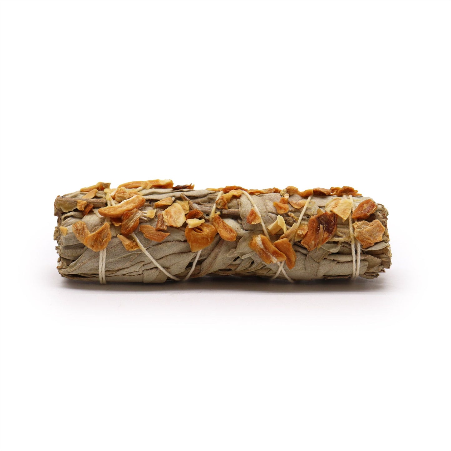Räucherbündel Weißer Salbei mit Knoblauch – Handgebunden für energetische Reinigung