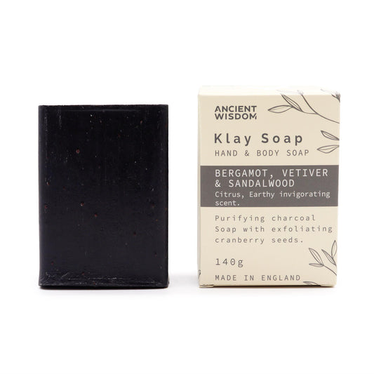 Naturseife Bergamotte & Sandalholz mit Tonerde – Reinigung & Pflege