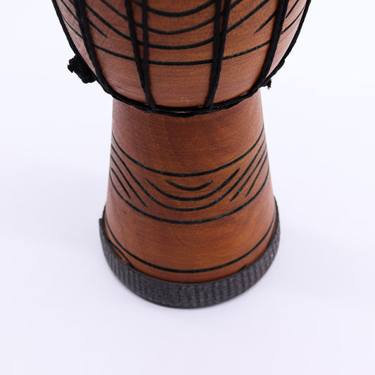 Small Pro Soul Sound Djembe - Kompakte Handtrommel aus Jackfruit-Holz (30 cm)
