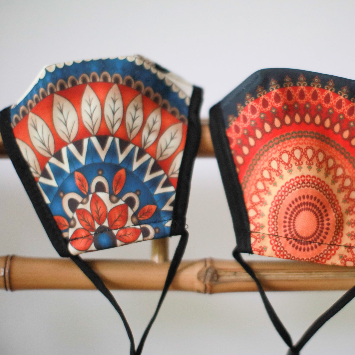 Wiederverwendbare Gesichtsmaske 'Goldene Blätter' – Stilvoller Alltagsbegleiter