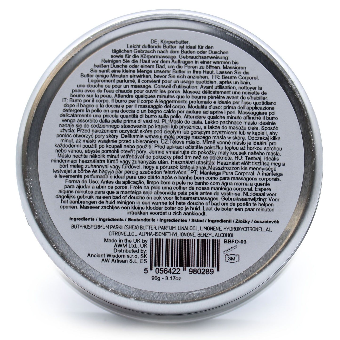 Scented Shea Body Butter 90g - Verzaubernde Orchidee