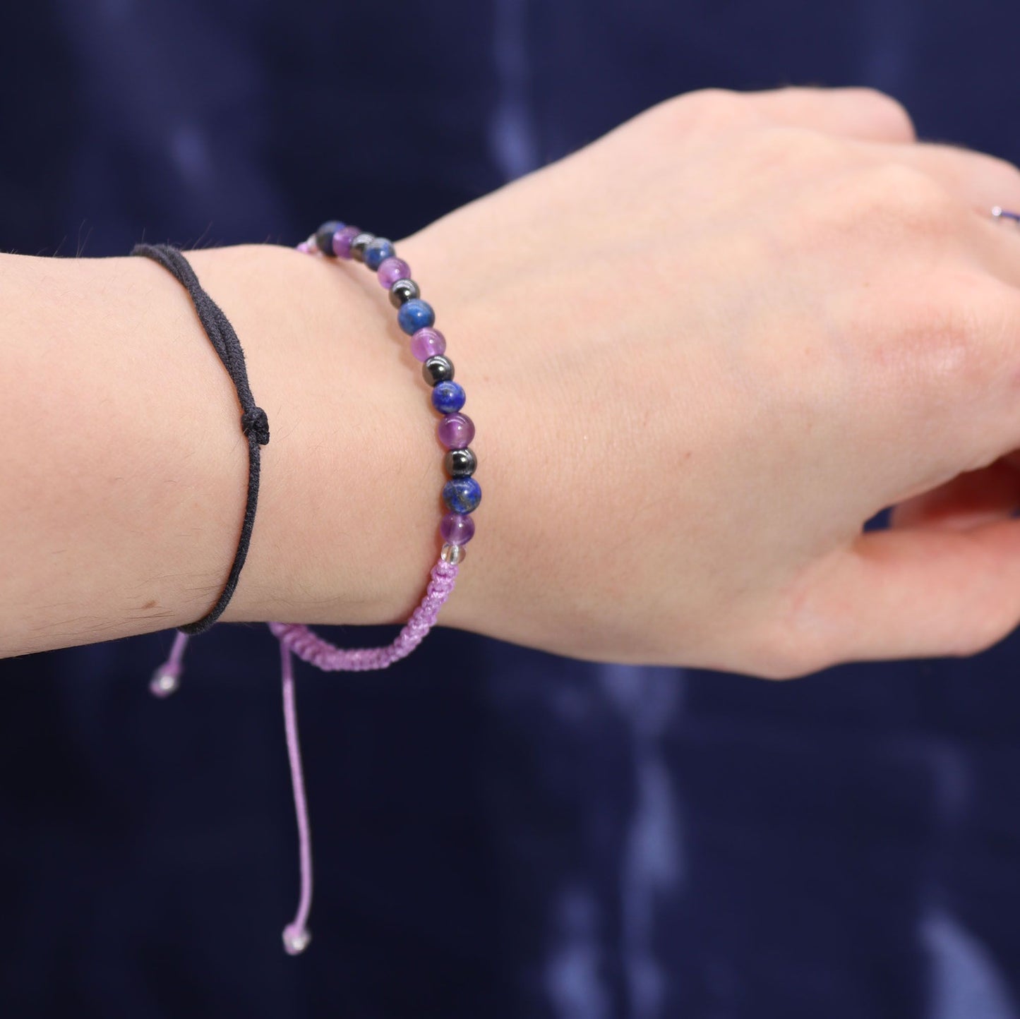 Kristallkerze Wassermann mit Edelstein-Armband – Set für Inspiration & Entspannung