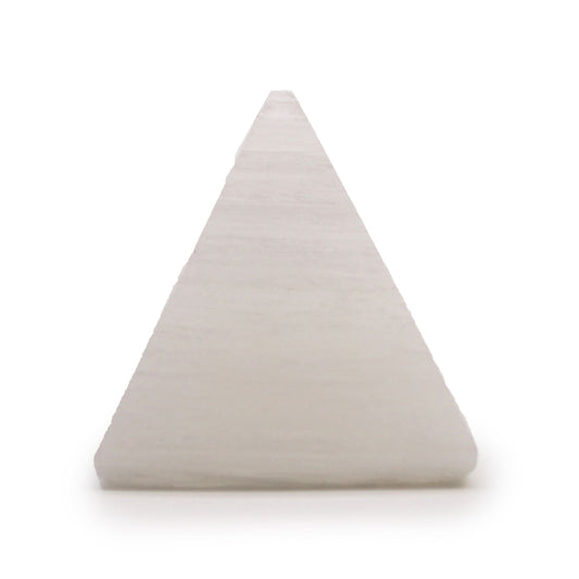 Selenit-Pyramide 5 cm – Handgefertigtes Kristall-Unikat aus Marokko