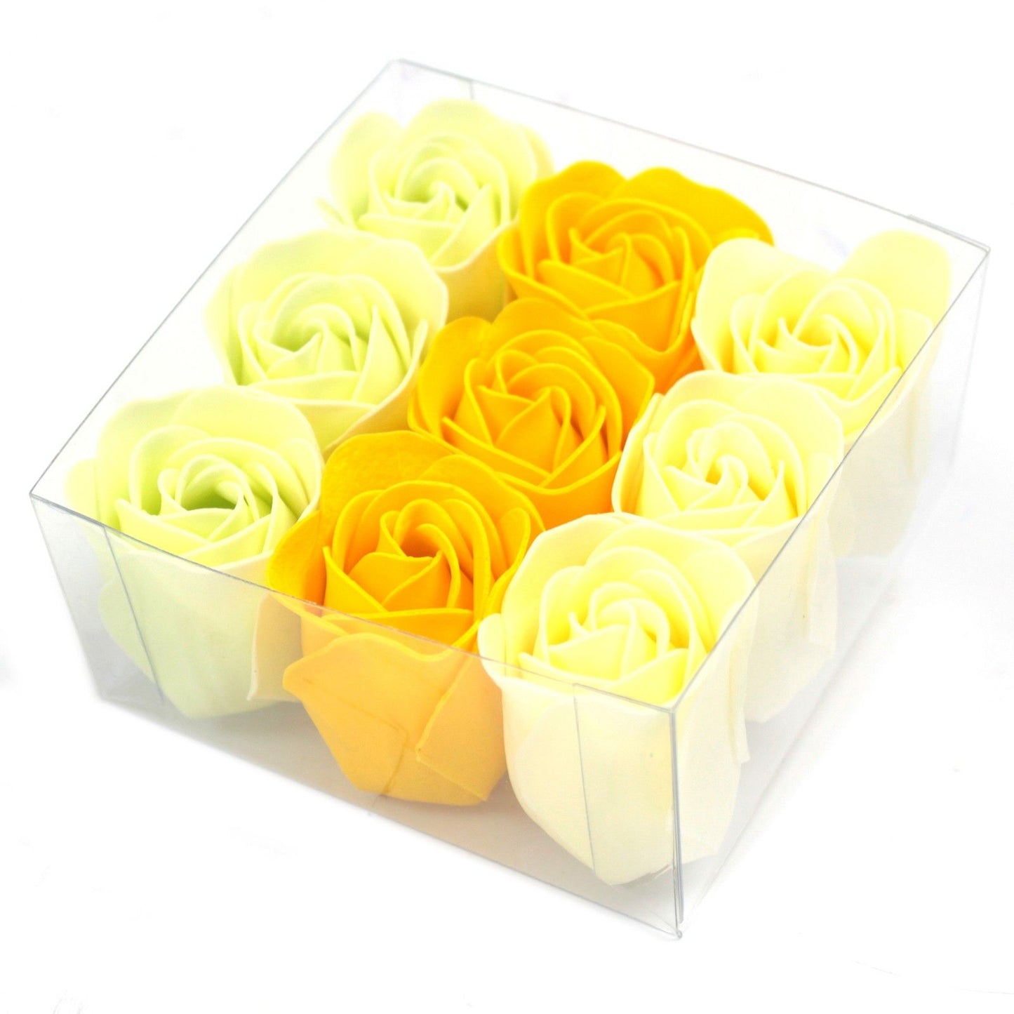 Luxus Seifenrosen Bouquet 'Frühlingszauber' – 9 handgefertigte Blüten im Geschenkset
