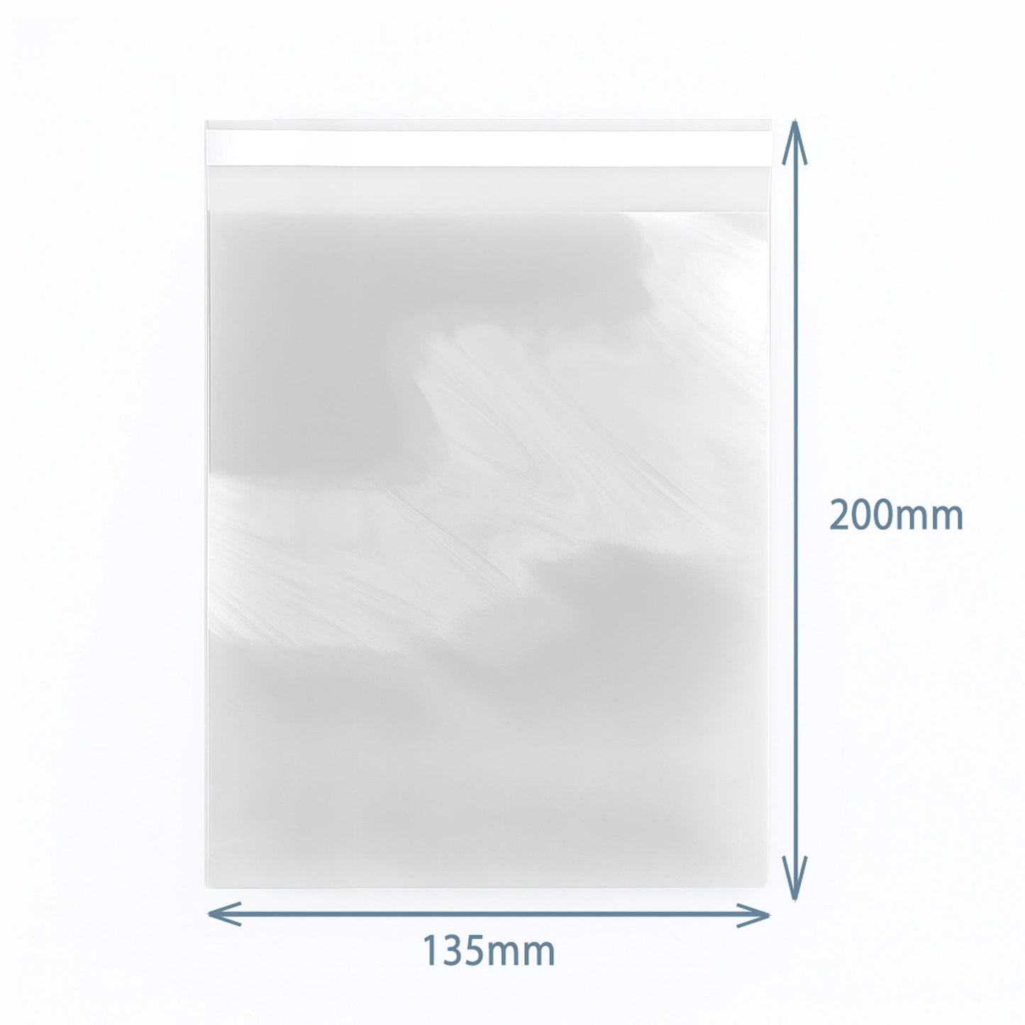 Frischhaltetüten mit Klar-Verschluss, 135x200mm, 500 Stück – Kristallklar & wiederverschließbar