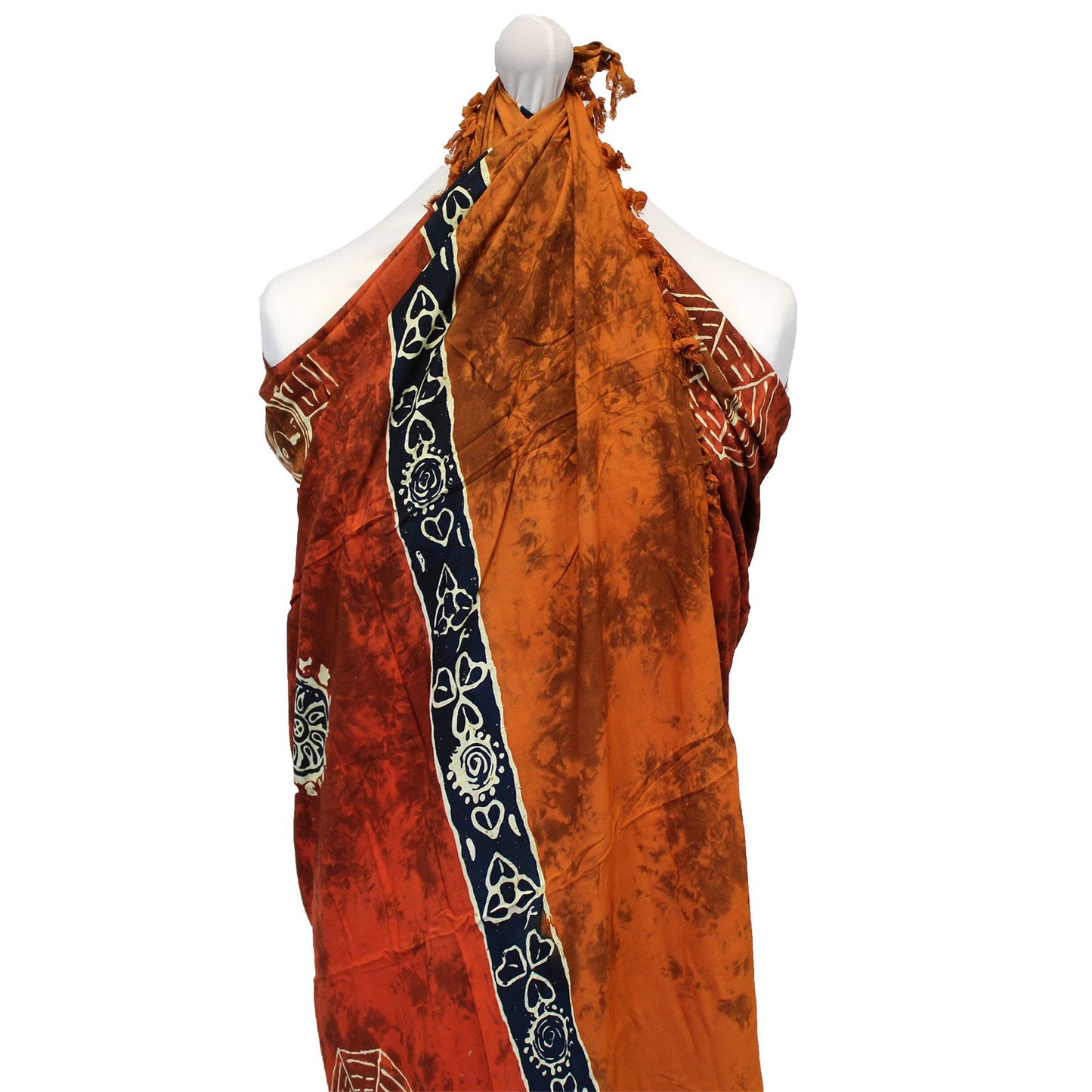Sarong-Set 'Keltische Harmonie' (4 Stück) – Yin-Yang Design in leuchtenden Farben