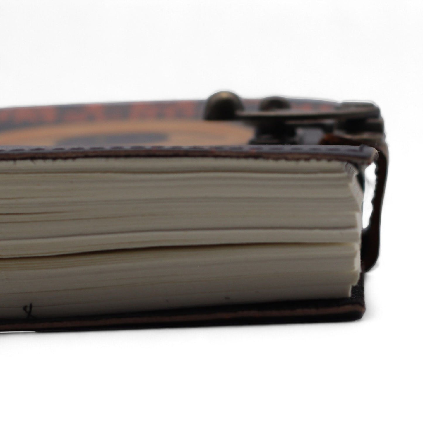 Leder-Notizbuch 'Stop Doom Scrolling' – Ihr Werkzeug für mehr Achtsamkeit