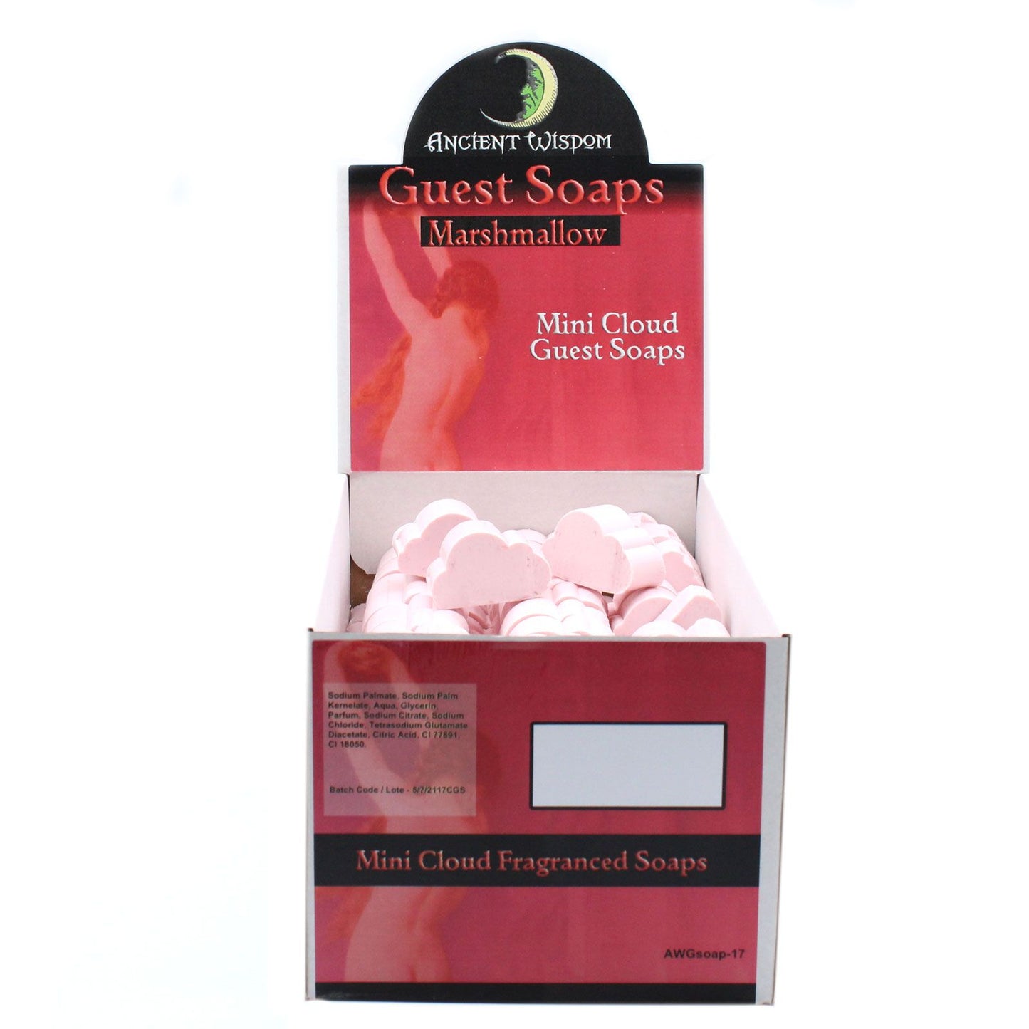 Gästeseifen-Set Pink Cloud (10 Stück) - Frischer Marshmallow-Duft