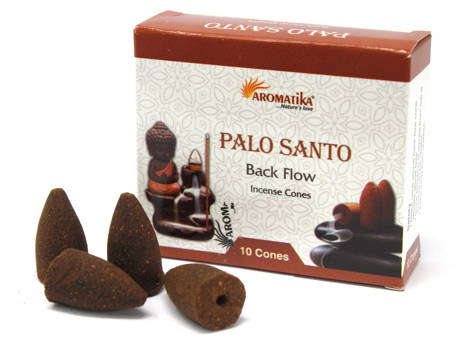Rückfluss-Räucherkegel Palo Santo – 120 Stück für atmosphärischen Rauchfluss