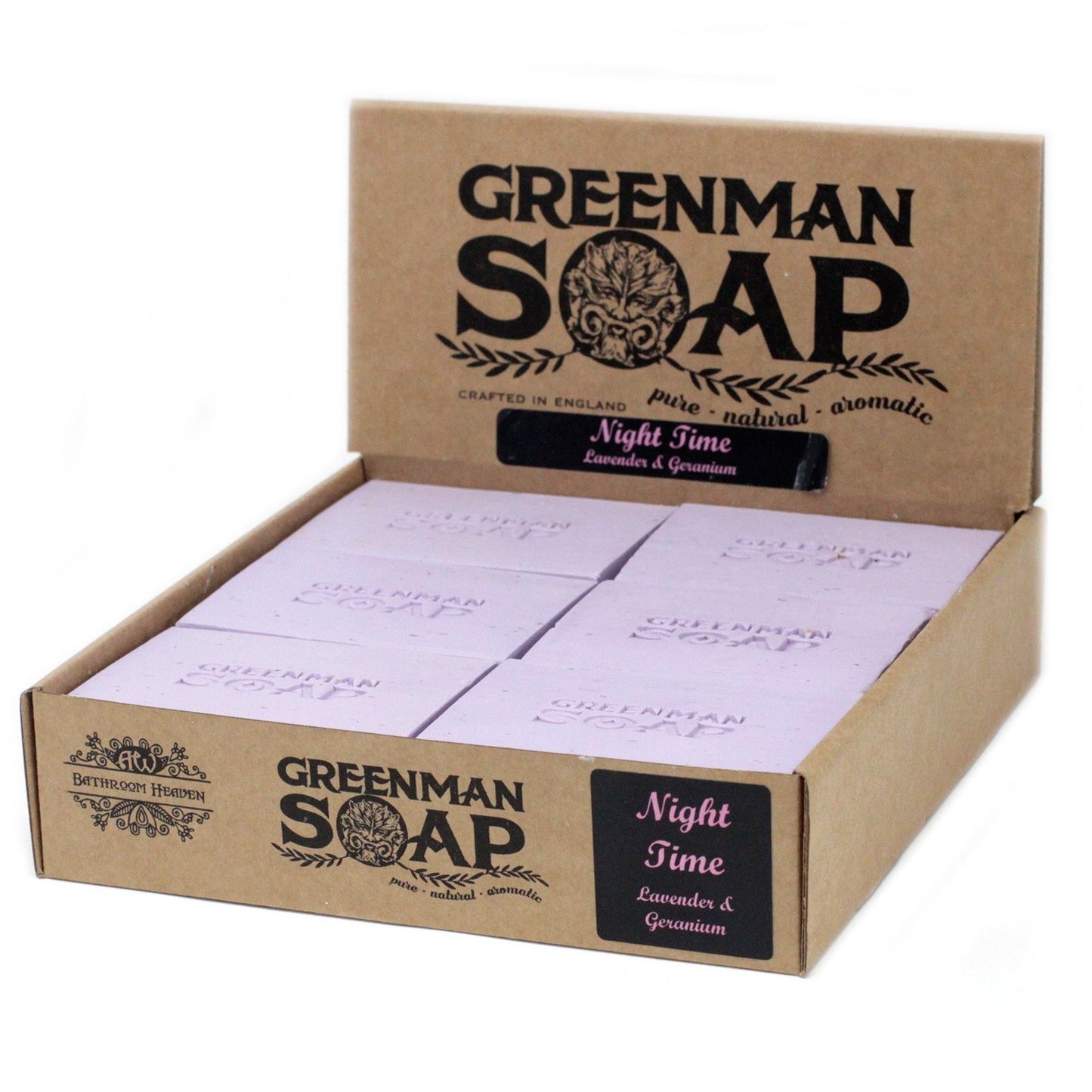 Greenman Night Time Seife – Lavendel & Geranium (100g)