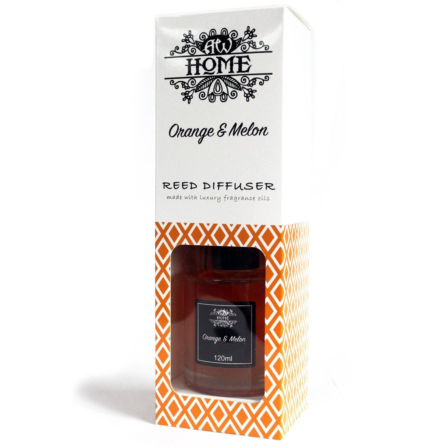 Duftstäbchen Diffusor - Erfrischende Orange & Melone (120ml)