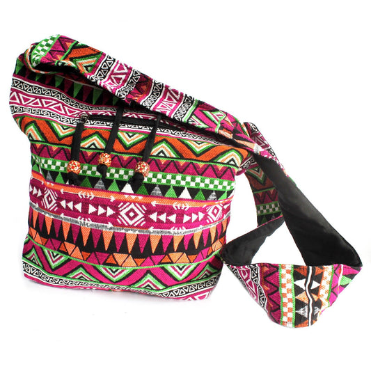 Jacquard Slingbag Pink – Urbaner Begleiter für Weltenbummler