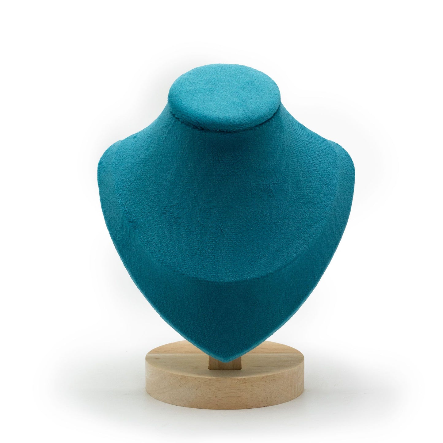 Schmuckpräsentationsständer aus Holz mit Samtpolster – 18x14 cm