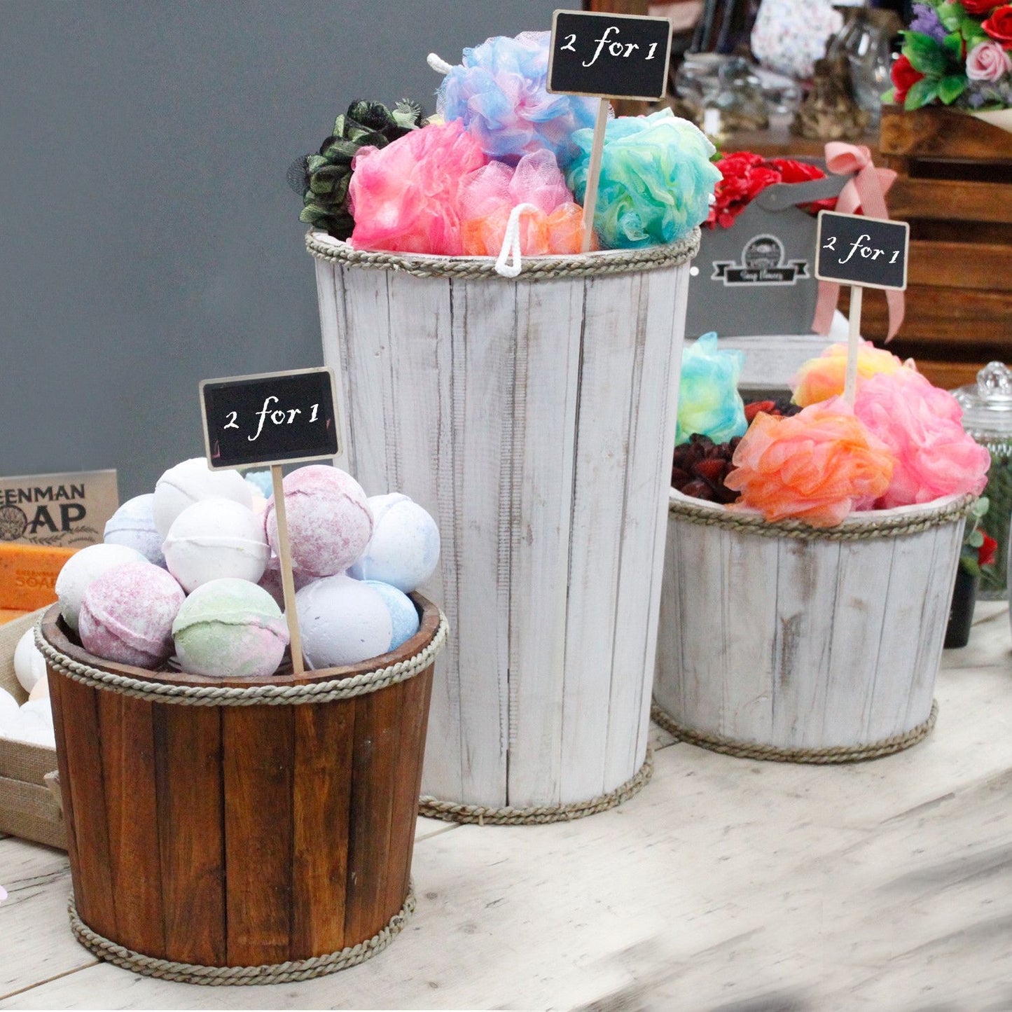 Weiße Dekorschale 'Maritim' aus Albasia-Holz, 45 x 32 cm