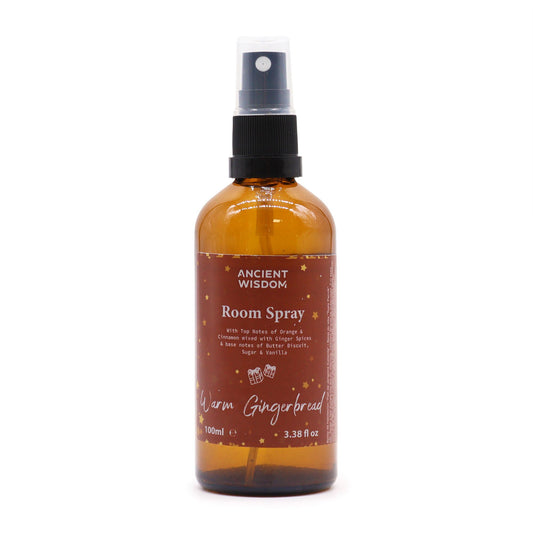 Raum- & Kissenspray 'Würziger Lebkuchen' mit Orange & Zimt - 100ml