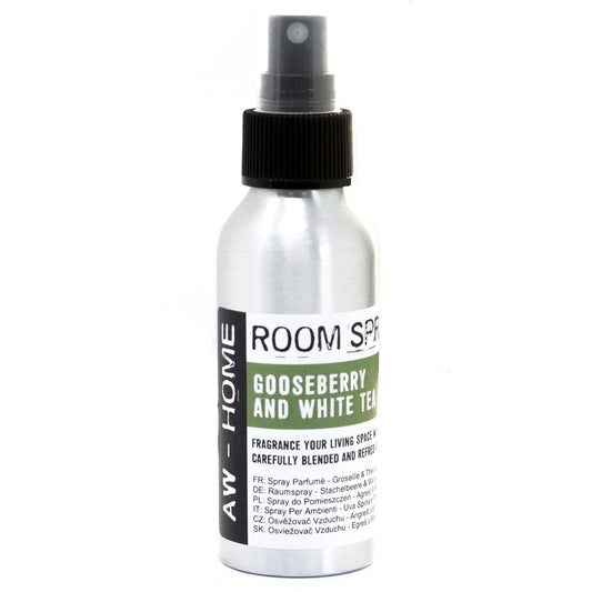 Raumspray Stachelbeere & Weißer Tee – Frische Duftkomposition für Ihr Zuhause
