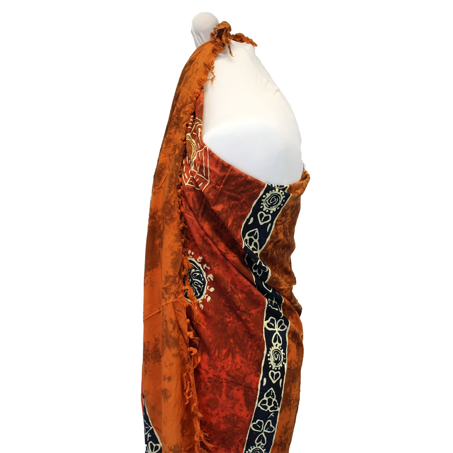 Sarong-Set 'Keltische Harmonie' (4 Stück) – Yin-Yang Design in leuchtenden Farben