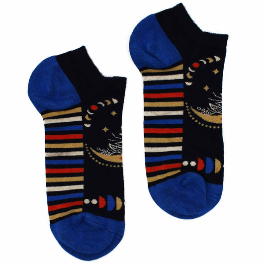 Bambus Sneakersocken 'Lunar Phases' - Größe 36-40